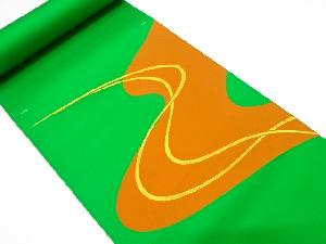 アンティーク　流水模様織り出し　名古屋帯地反物